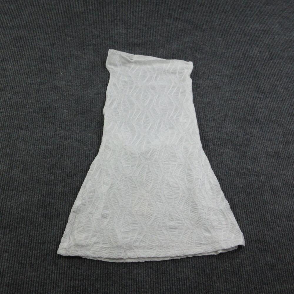 Peppermayo Dress Womens 8 White Love Line Halter A-Line Mesh Lined NWT